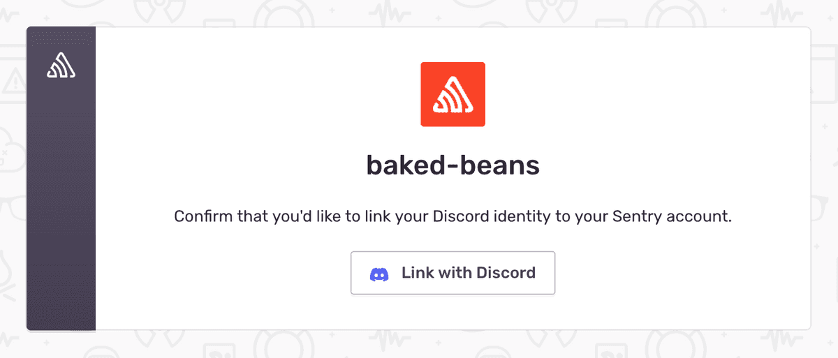 Discord identity linking page